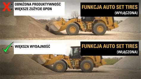 Schemat różnych trybów jazdy w ładowarkach kołowych Wacker Neuson