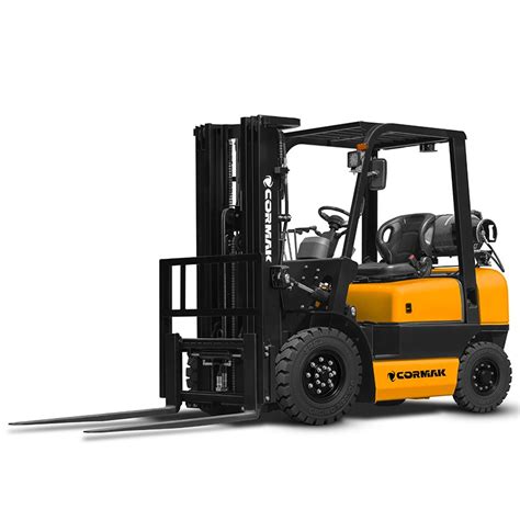 Wózek widłowy CORMAK 2500 kg w akcji