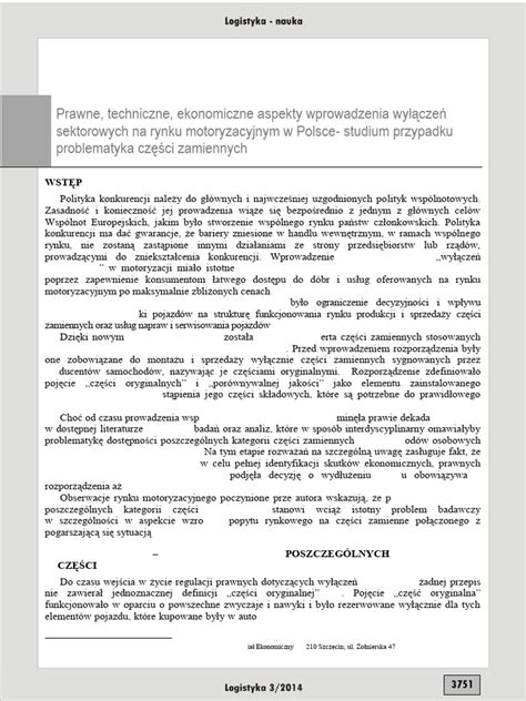 przegląd kategorii części zamiennych