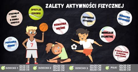 Infografika przedstawiająca korzyści z aktywności fizycznej na świeżym powietrzu dla dzieci