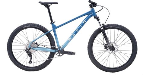 Stylizowane zdjęcie roweru górskiego Marin Bobcat Trail w akcji na szlaku