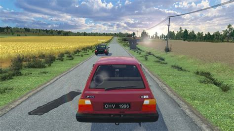 Scena z rozgrywki w symulatorze jazdy traktorem w trudnym terenie