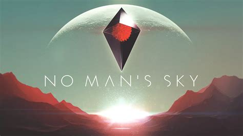 Logo gry No Man's Sky na tle kosmosu