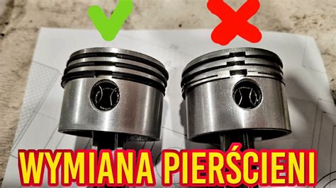 Wymiana pierścieni tłokowych w silniku spalinowym