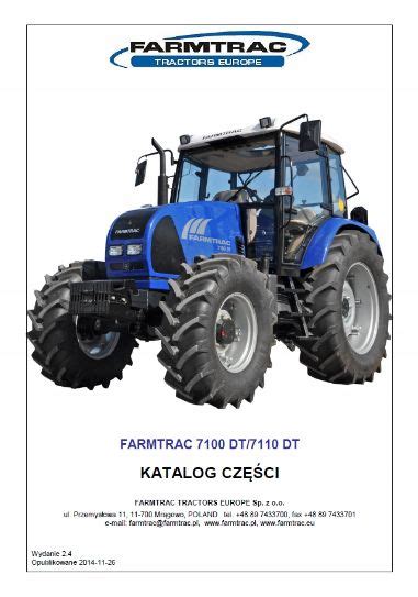 Zdjęcie ciągnika Farmtrac 7100 DT w polu