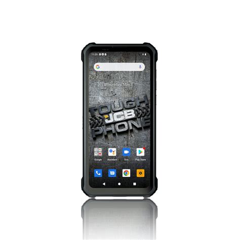 JCB Toughphone Max z widoczną dużą baterią