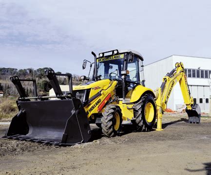 koparkoładowarka New Holland w akcji