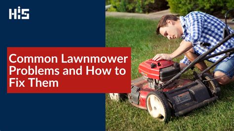 Diagram illustrating common lawnmower blade issues