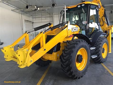 schemat techniczny mocowania wideł na karetce koparko-ładowarki JCB