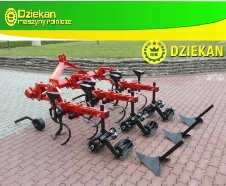 Zdjęcie przedstawiające pielniko-obsypnik do ziemniaków, pokazujące jego solidną konstrukcję.