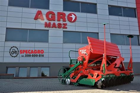 Infografika przedstawiająca różne konfiguracje siewnika AGRO-MASZ SP