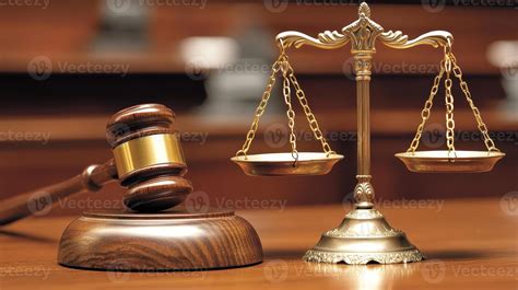 Symbolic photo of legal scales or a gavel in a courtroom setting