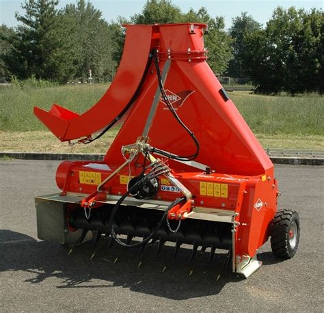 Schemat systemu podwójnych rotorów w mulczerze KUHN TRP