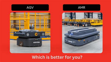 Schemat porównujący roboty AGV i AMR