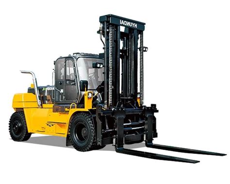 Comparison table of key features of Linde and Hyundai forklifts
