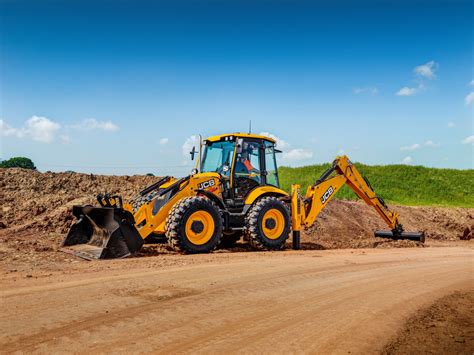 Thematic photo of JCB 5CX PRO Powerslide working on a construction site