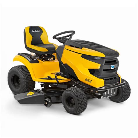 Photo of the Cub Cadet XT1 OS107 lawn tractor in a field