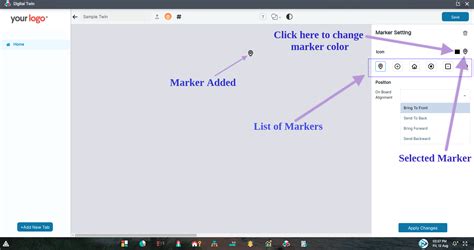 Diagram illustrating seeder marker settings