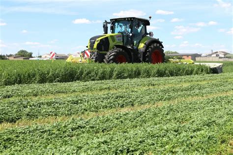 Tematyczne zdjęcie ciągnika CLAAS w polu