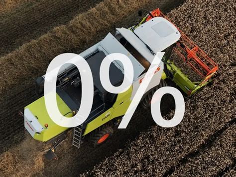 Infografika: warunki finansowania CLAAS 0% na 4 lata
