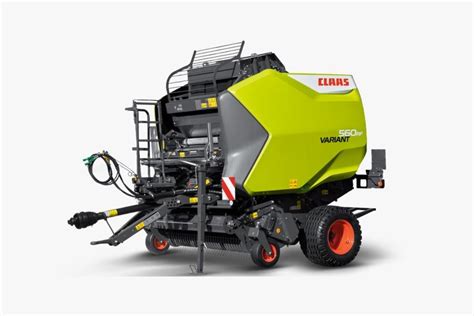 Prasa belująca CLAAS Variant 560 RS podczas pracy