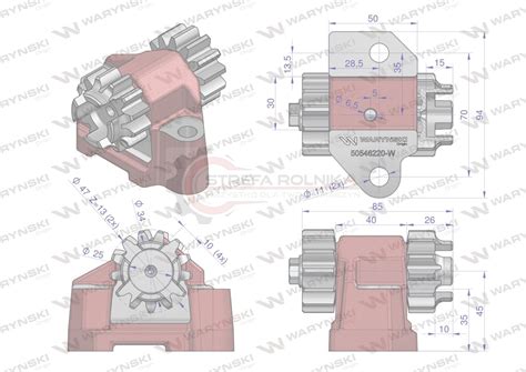 Zdjęcie napędu pompy hydraulicznej w minikoparce własnej konstrukcji