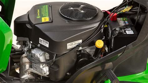 Thematic photo of a V-belt on a lawn tractor engine