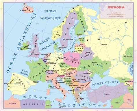 mapa Europy z zaznaczonymi rynkami ekspansji Ursusa