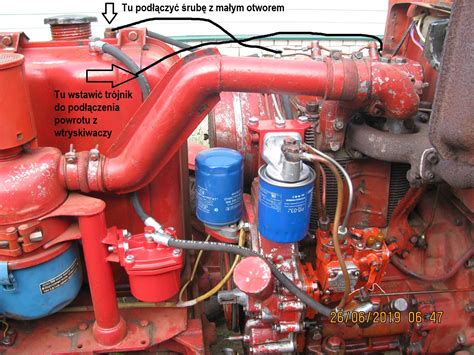 Wkłady i korpus filtra paliwa do ciągnika Władimirec T-25