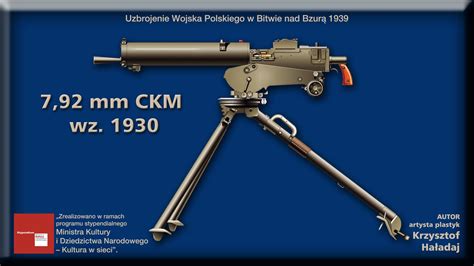 zdjęcie polskiego ciężkiego karabinu maszynowego CKM wz. 30