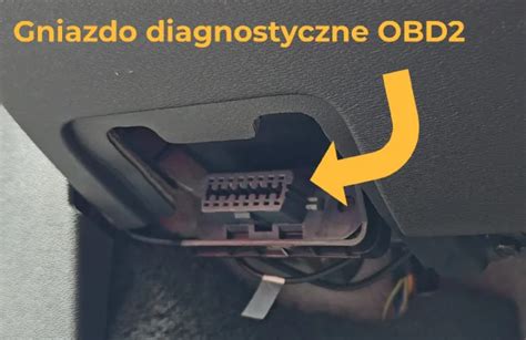 Lokalizacja złącza diagnostycznego OBD-II w samochodzie