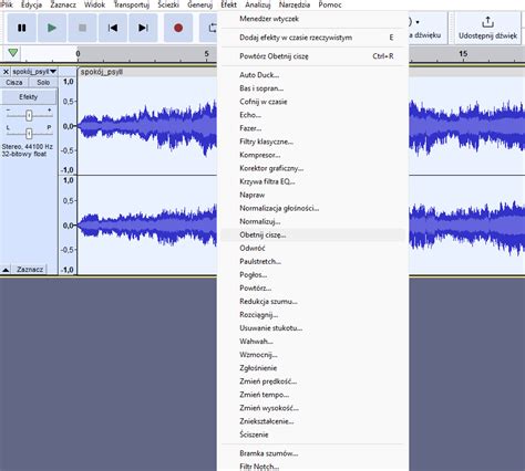 Zrzut ekranu z menedżera wtyczek Audacity pokazujący opcję konwertera EQ XML do TXT