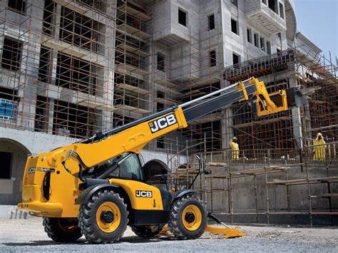 Thematic photo of a JCB telehandler on a construction site
