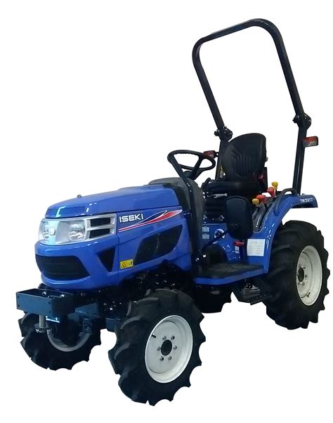 The Iseki TM 3267 tractor working in a field