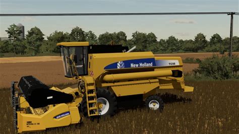 Kombajn New Holland podczas żniw w Farming Simulator 15