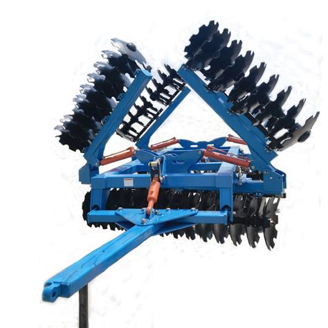 Thematic photo of a hydraulic disc harrow working in a field
