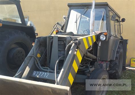 Koparko-ładowarka K-162 na ciągniku kołowym Ursus C-360
