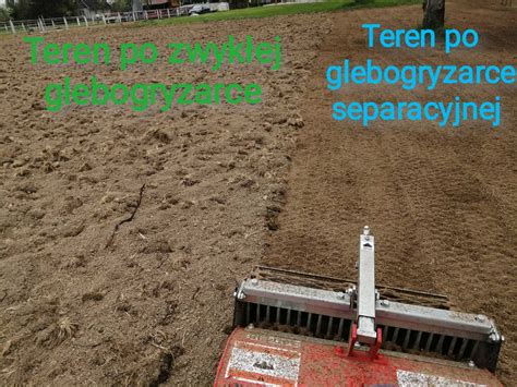 porównanie przygotowania gleby tradycyjnymi metodami i glebogryzarką separacyjną (infografika)