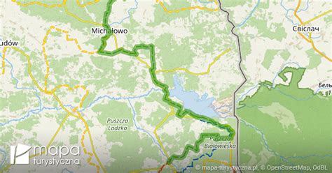 mapa Puszczy Knyszyńskiej z zaznaczoną lokalizacją dawnych zakładów