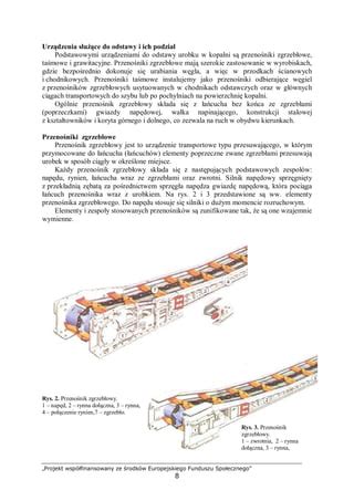 Schemat przedstawiający integrację autonomicznych wozów odstawczych z systemem łączności w kopalni