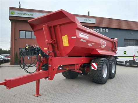 Przyczepa budowlana Krampe Halfpipe HP 20 w kolorze zielonym