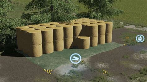 Zdjęcie belek słomy na farmie w Farming Simulator