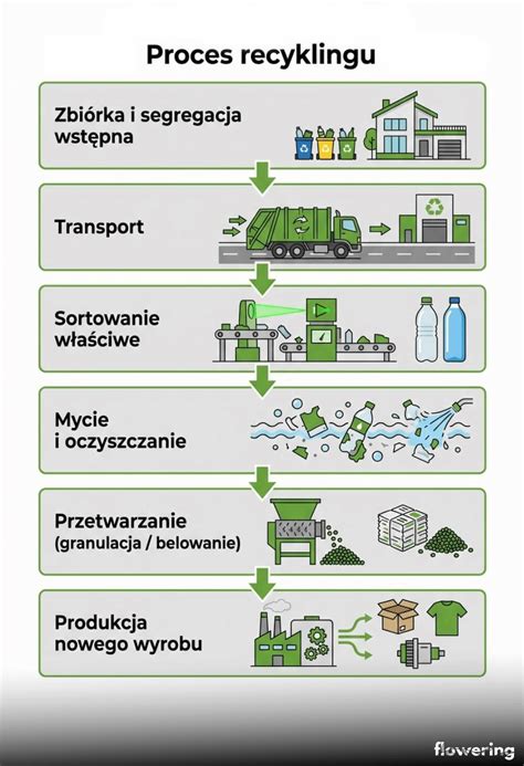 Infografika przedstawiająca proces recyklingu wody w wozie WUKO
