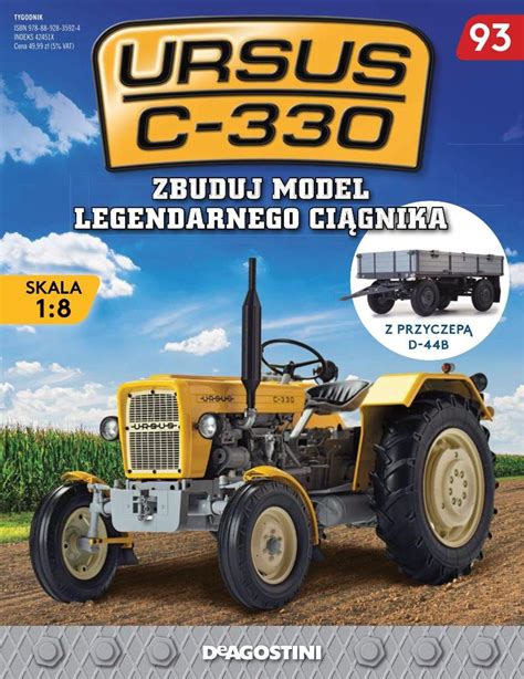 Tabela z danymi technicznymi ciągnika Ursus C-330