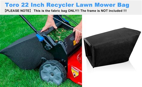 Photo of a lawnmower with a large grass collection basket