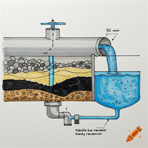 Cross-section diagram or technical drawing of a cabin filter, illustrating its layers and function.