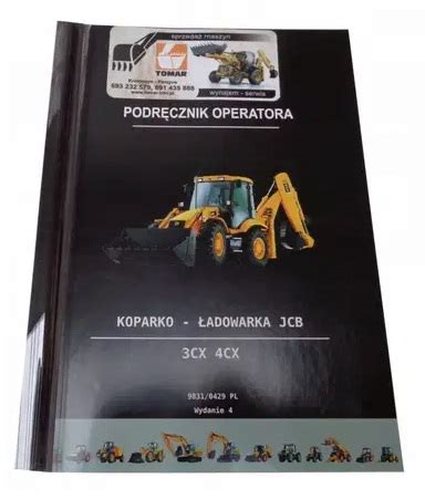 Infografika z najważniejszymi parametrami koparko-ładowarek JCB 3CX i 4CX