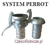zdjęcie różnych typów złączy do beczkowozów (Storz, Bauer, Perrot)