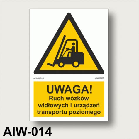 Znak ostrzegawczy: uwaga, maszyny w ruchu