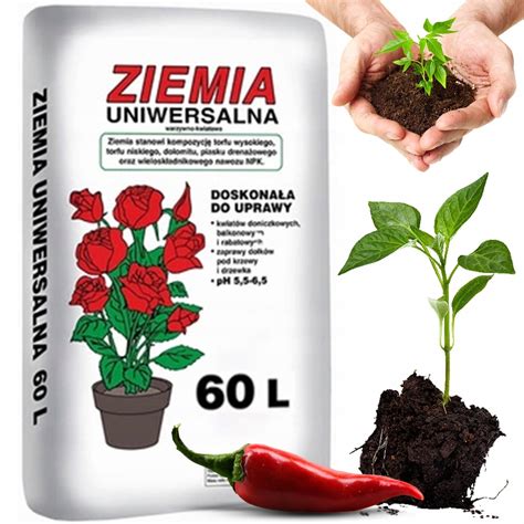 Ziemia uniwersalna i ogrodowa w workach o różnej pojemności